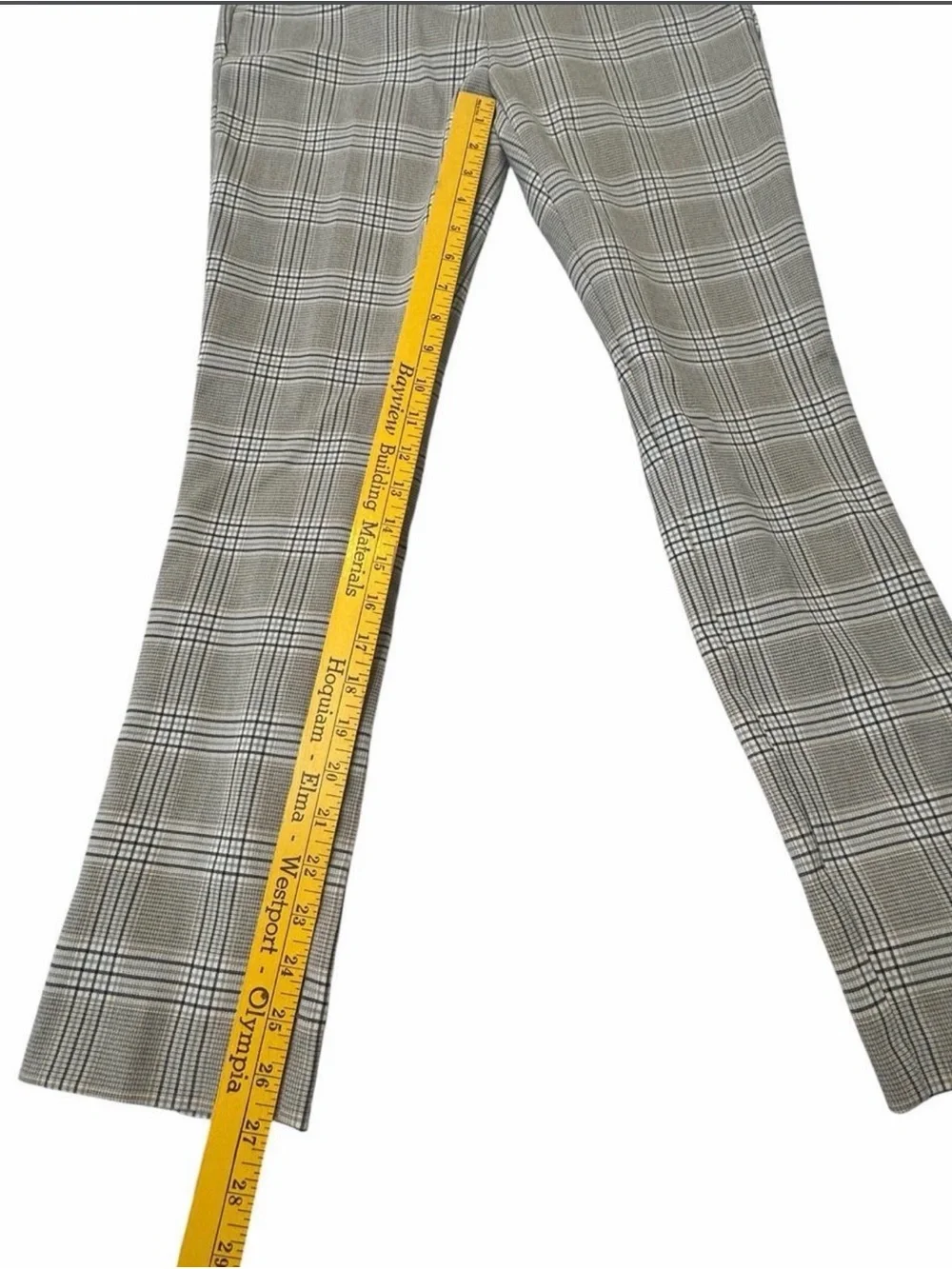 Bundle: Navy Blue Loft Top & Zara Plaid Pants